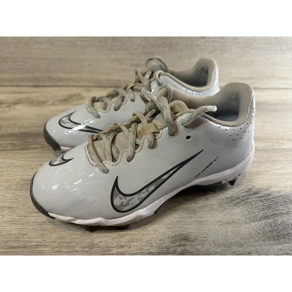 Nike‎ Hyper Diamond 6 Keystone Big Kids Softball Cleats Gray Size 1Y FZ0919-002